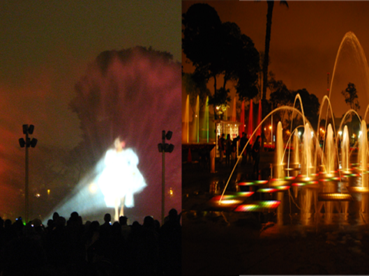 Cirguito Magico de las Aguas, Lima, Parque das Aguas, Show das Fontes